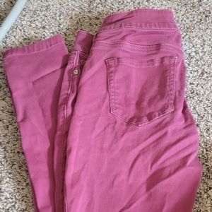 Maurices dark pink jeggings